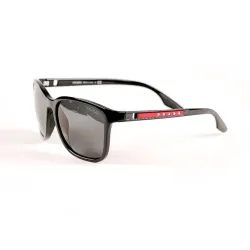 Prada Sps 02w 1ab06f 57 Erkek Dikdörtgen Siyah Kemik Güneş Gözlüğü