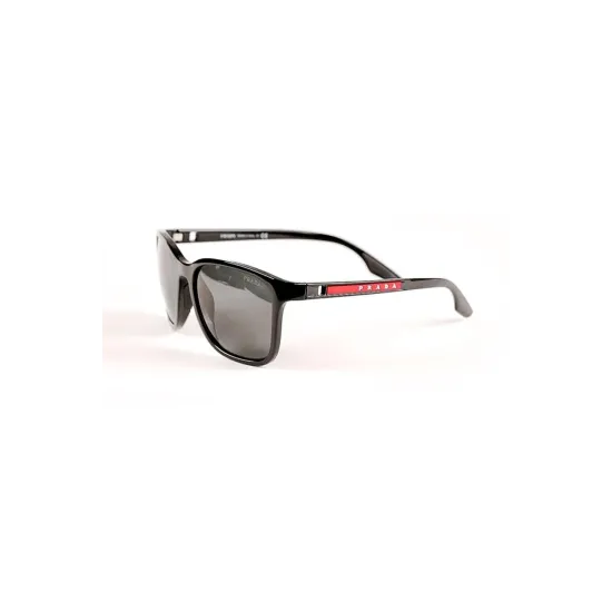 Prada Sps 02w 1ab06f 57 Erkek Dikdörtgen Siyah Kemik Güneş Gözlüğü