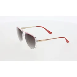 HAWK HW2091 57-14-142 Kahverengi? Camlı Unisex Güneş Gözlüğü | 2023 Sezon Şeffaf Çerceveli