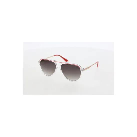 HAWK HW2091 57-14-142 Kahverengi? Camlı Unisex Güneş Gözlüğü | 2023 Sezon Şeffaf Çerceveli