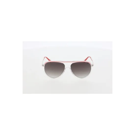 HAWK HW2091 57-14-142 Kahverengi? Camlı Unisex Güneş Gözlüğü | 2023 Sezon Şeffaf Çerceveli