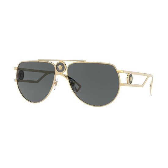 Versace Altın Erkek Güneş Gözlüğü Ve 2225 100287 60 